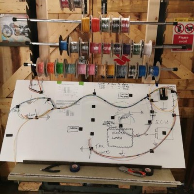 Making a bespoke wiring loom