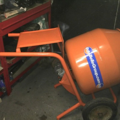 Belle electric cement mixer.